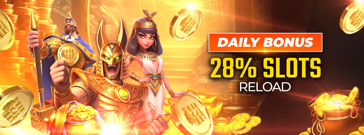 Daily Bonus 28% Slots Reload