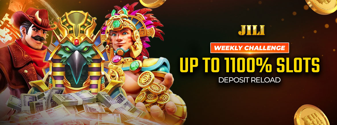 Slots Weekly Deposit Challenge up to 1100%