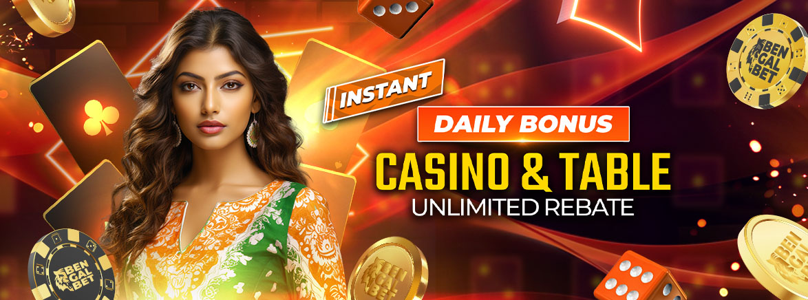 Daily Bonus Casino and Table Unlimited Rebate