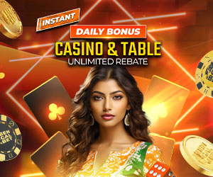 Daily Bonus Casino and Table Unlimited Rebate