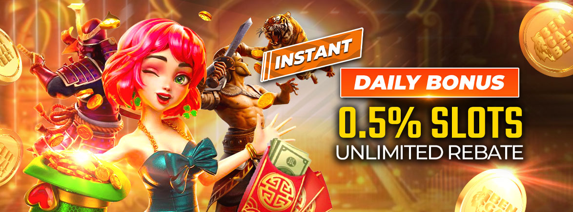 Daily Bonus 0.5% Slots Unlimited Rebate
